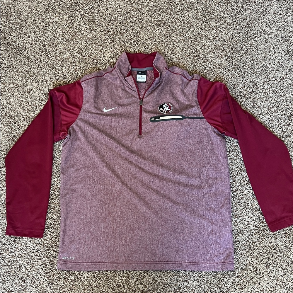 Nike FSU Quarter-Zip Pullover